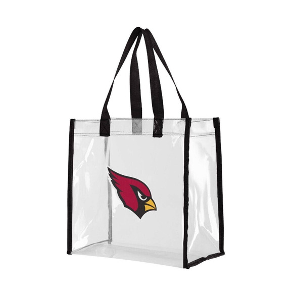 NEW FOCO Arizona Cardinals Clear Reusable Tote Bag Stadium Approved - Picture 1 of 2